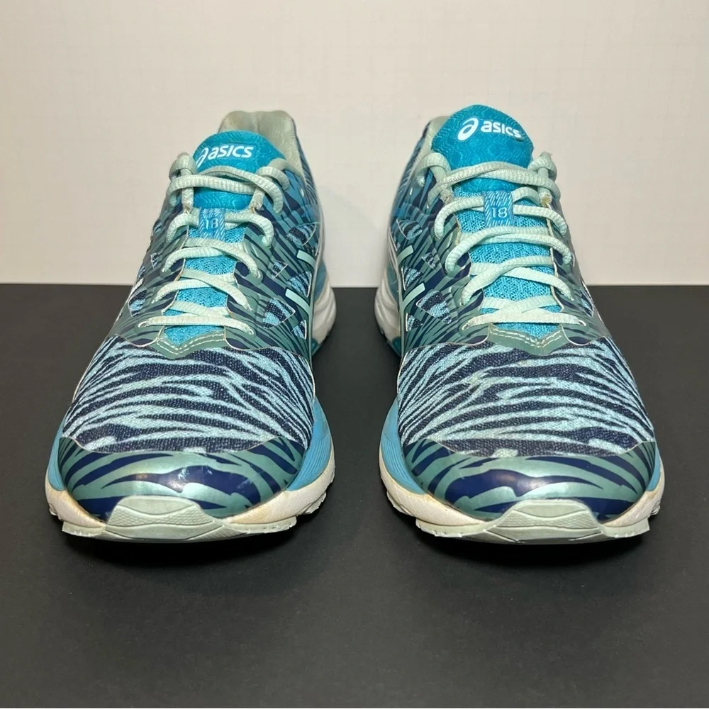 Womens ASICS Gel Cumulus 18 Blue Ribbon Edition Blue Running Shoes / Size 9.5